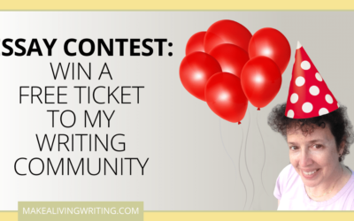 CONTEST: Win a Year in My Online Writing Community