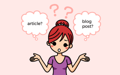 Writing an Article vs. Writing a Blog Post: What’s the Difference?