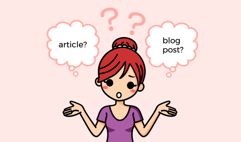 Writing an Article vs. Writing a Blog Post: What's the Difference?