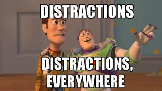 Toy Story Meme: Distractions, Distractions, Everywhere