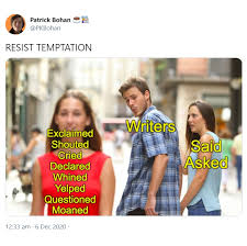 Meme with the caption Resist Temptation