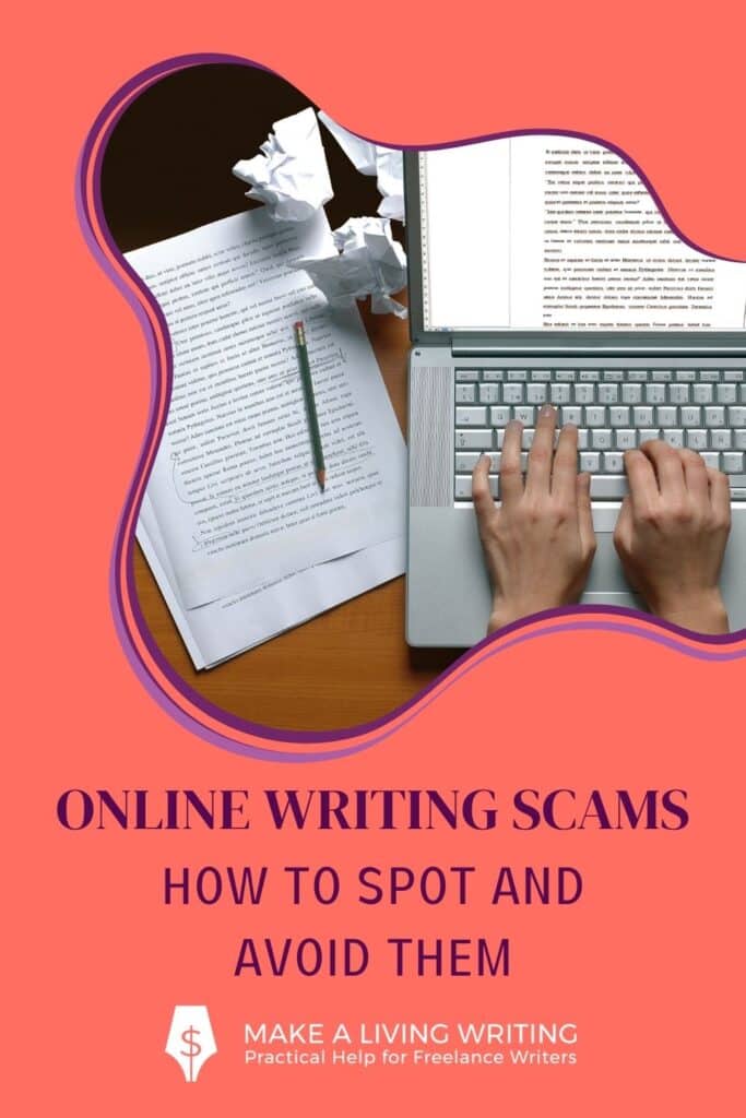 Have you seen this online writing scam making the rounds? Keep reading and we'll give you all the details so you can avoid it in the future!