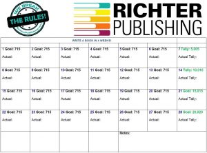 self-publishing: write a book in a month