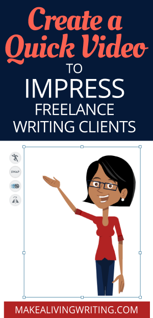 Attract freelance writing clients with video