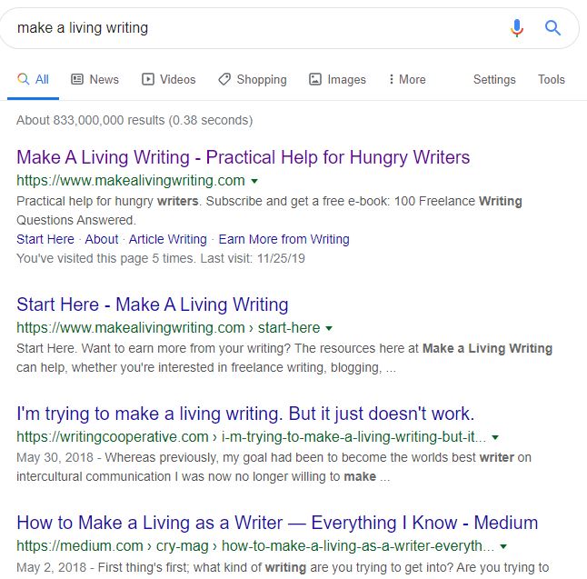 SEO Writing: Search