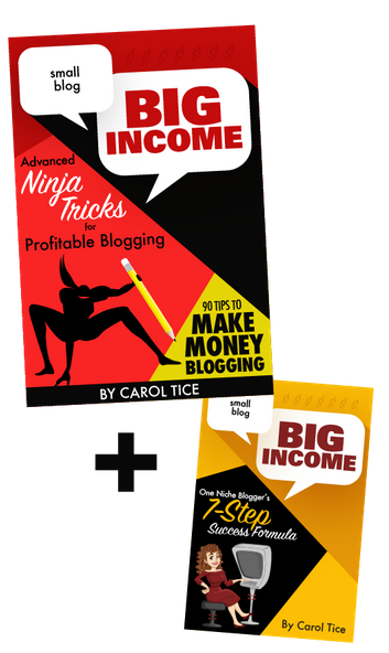 Small Blog Big Income ebooks - free blog review day