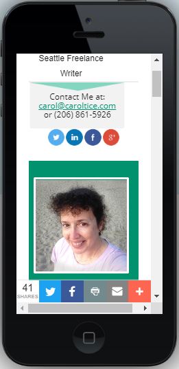 Writer Websites: Carol Tice