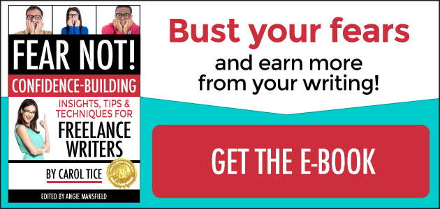 Bust your fears and earn more as a writer