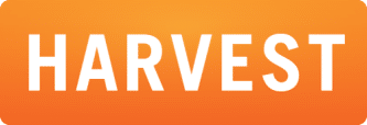 Harvest logo button